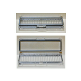 Fedél 12mod kismegszakítós szekrényhez átlátszó 150mm-sz 300mm-ma PVT1530ÁK12ÁF FED Csatári Plast